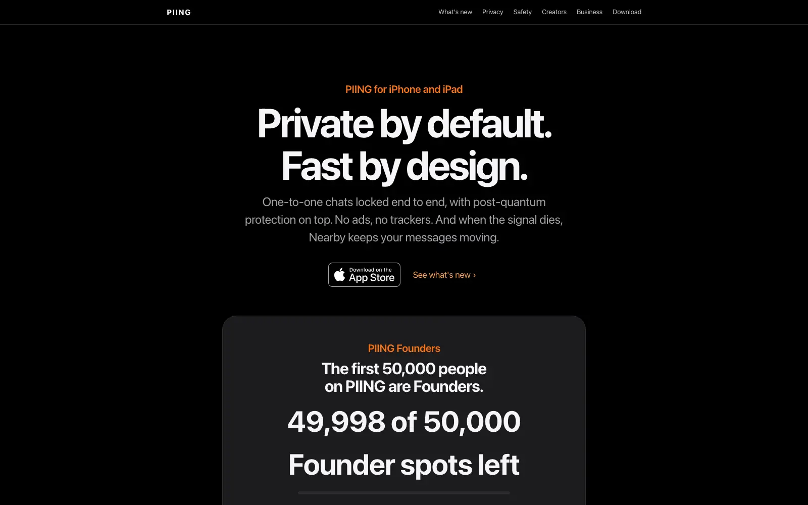 PIING website